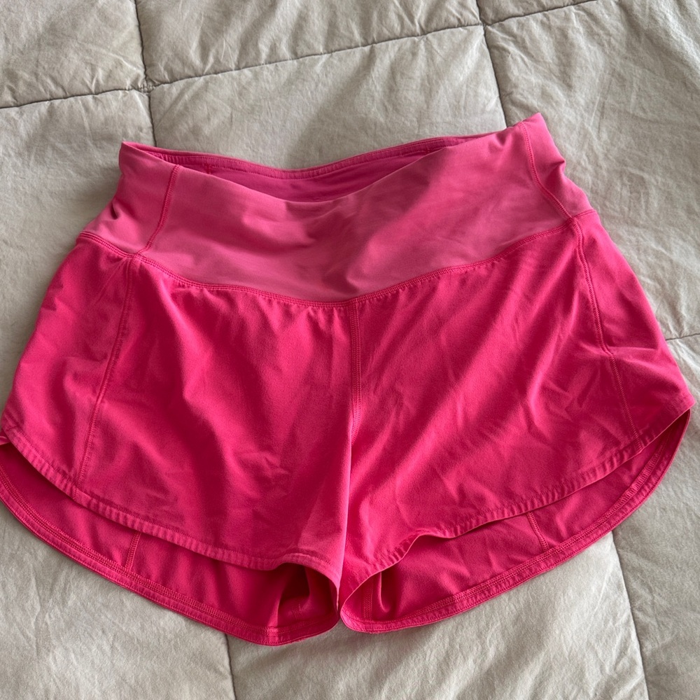 Lululemon Hot Pink Running Shorts